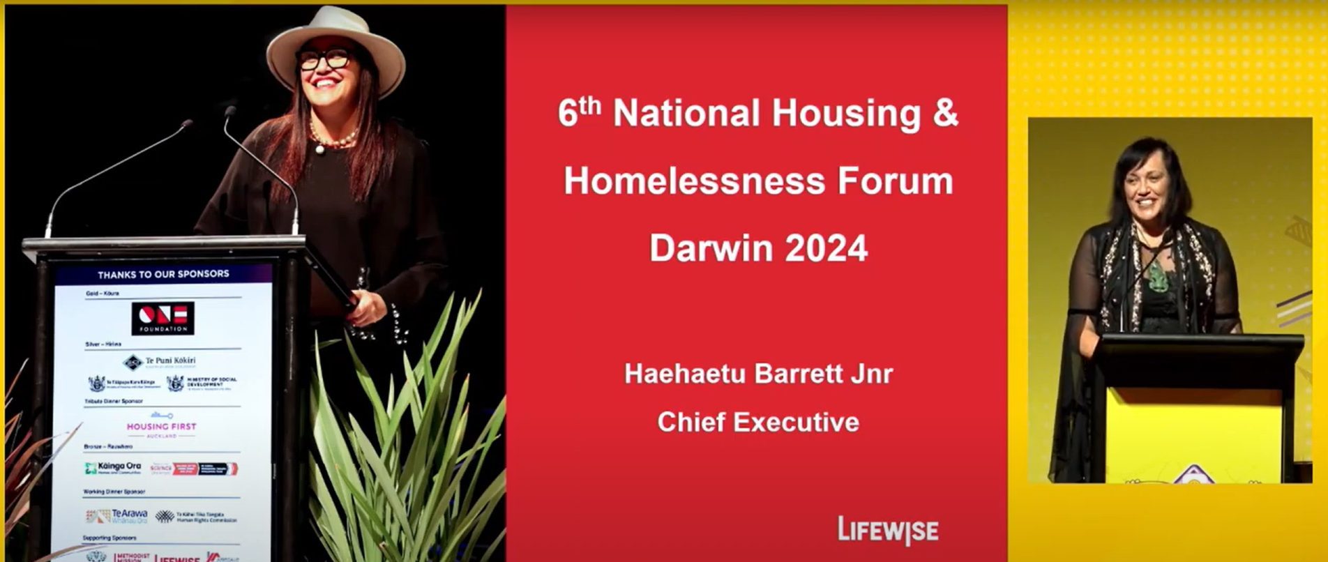 Haehaetu Barrett’s Speech at the 6th National Housing and Homelessness Forum in Darwin 2024